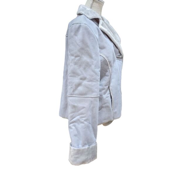 Juliano Celini Women's Suede Faux Leather Jacket Size XL - Picture 4 of 11